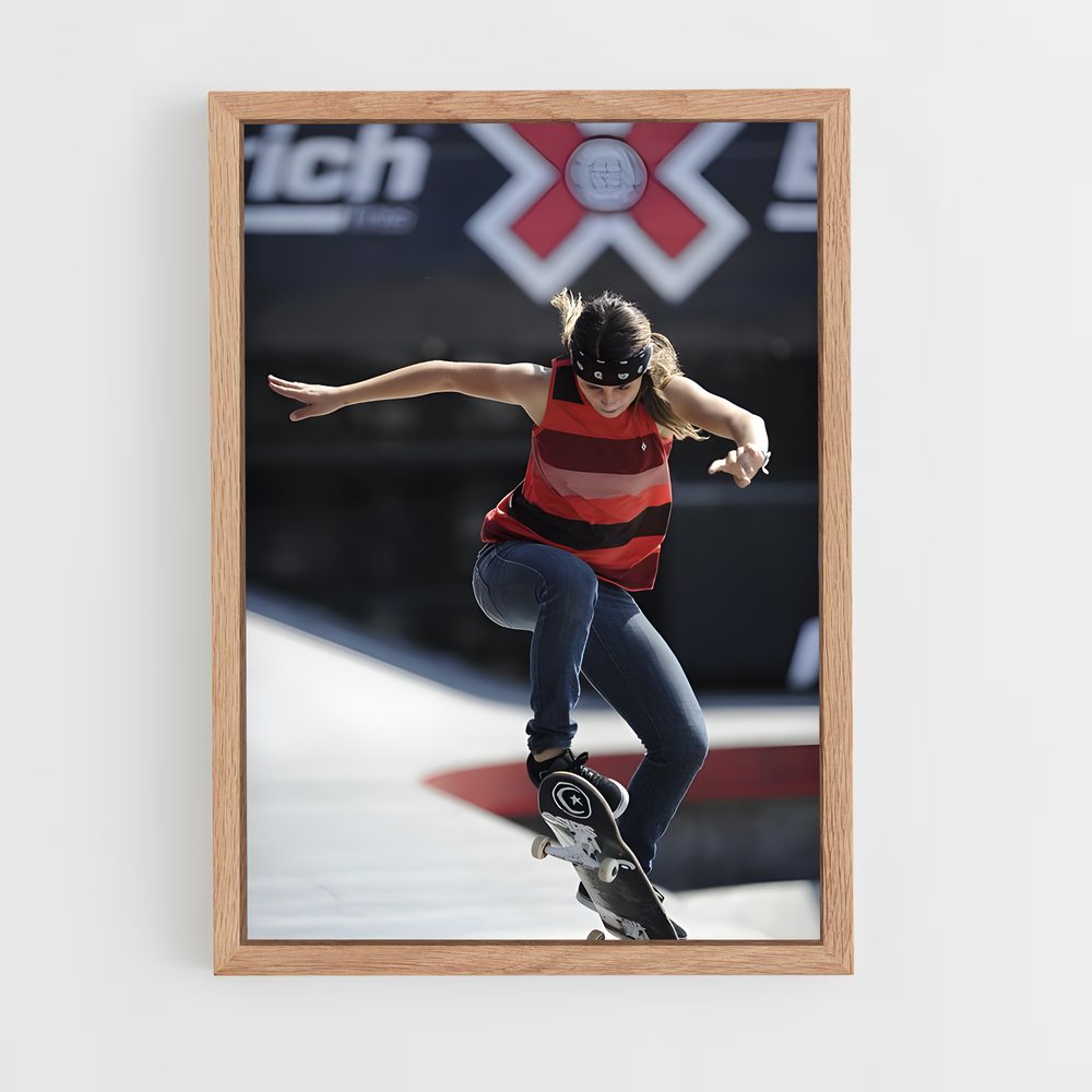 Poster Leticia de bufoni – affiche Skateboard (vue 4)